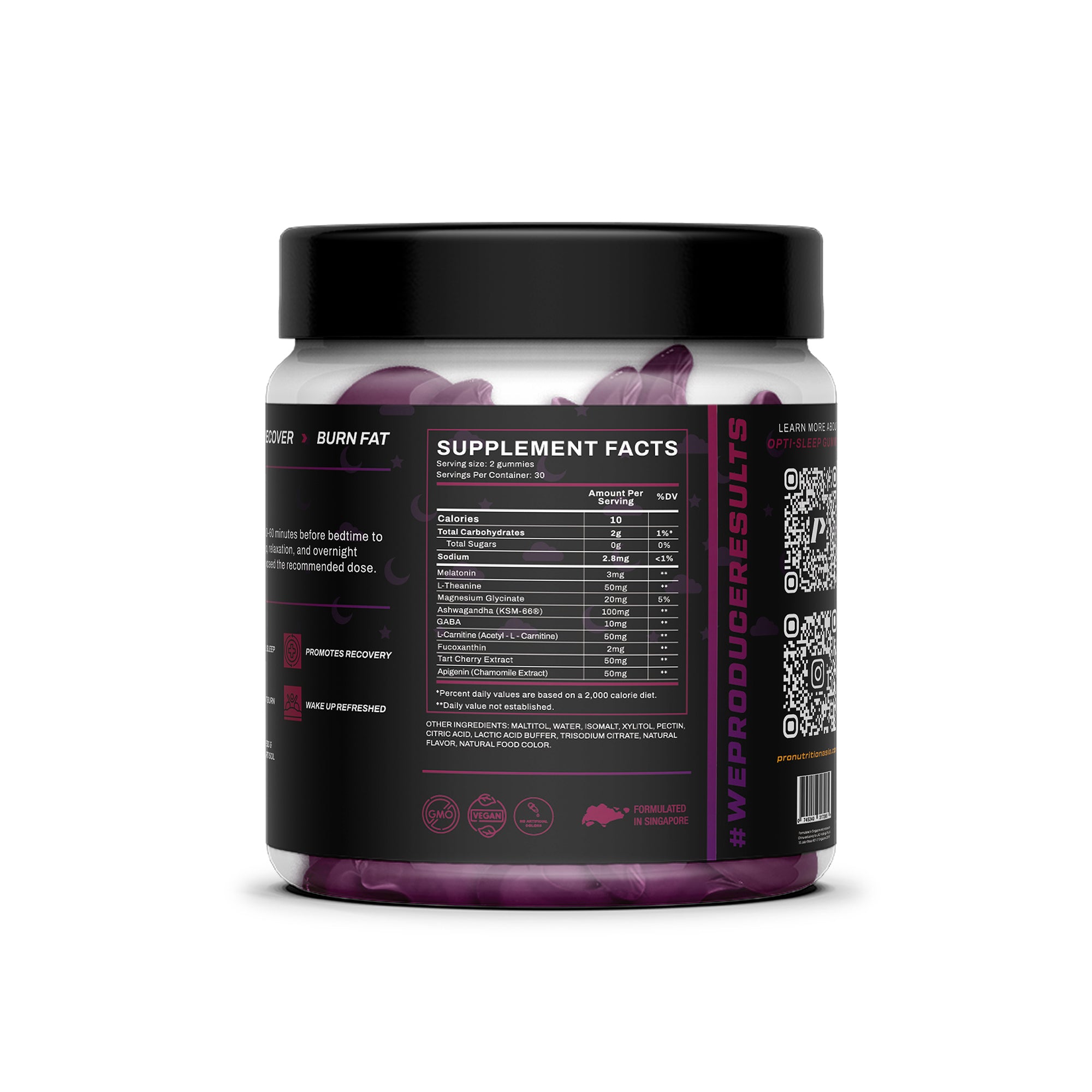 OPTI-SLEEP Gummies | Sleep, Recovery & Fat Burn – PRO®