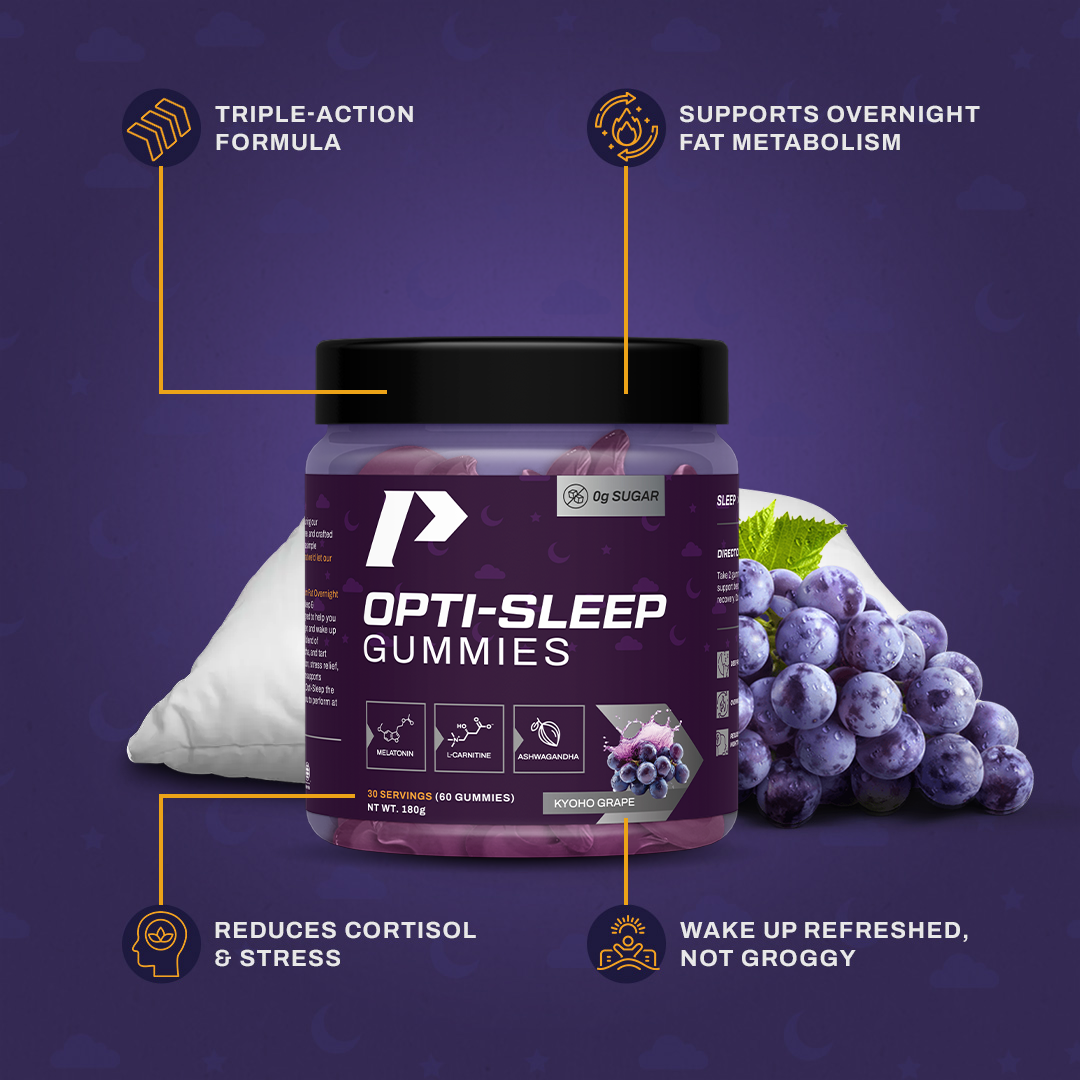 OPTI-SLEEP Gummies | Sleep, Recovery & Fat Burn  PRO