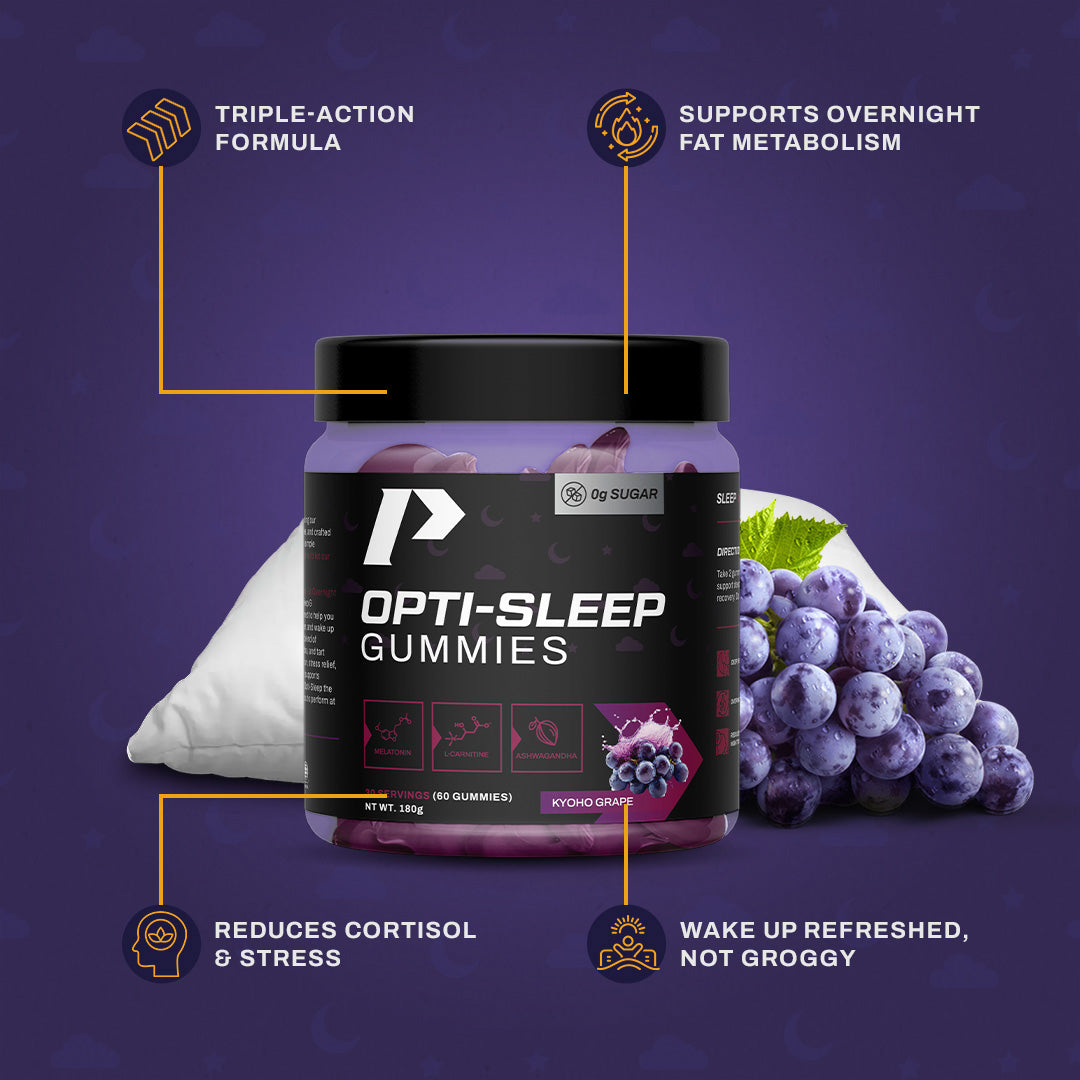 OPTI-SLEEP Gummies | Sleep, Recovery & Fat Burn – PRO®