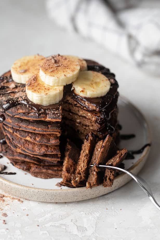 DOUBLE CHOCOLATE PROTEIN WAFFLES
