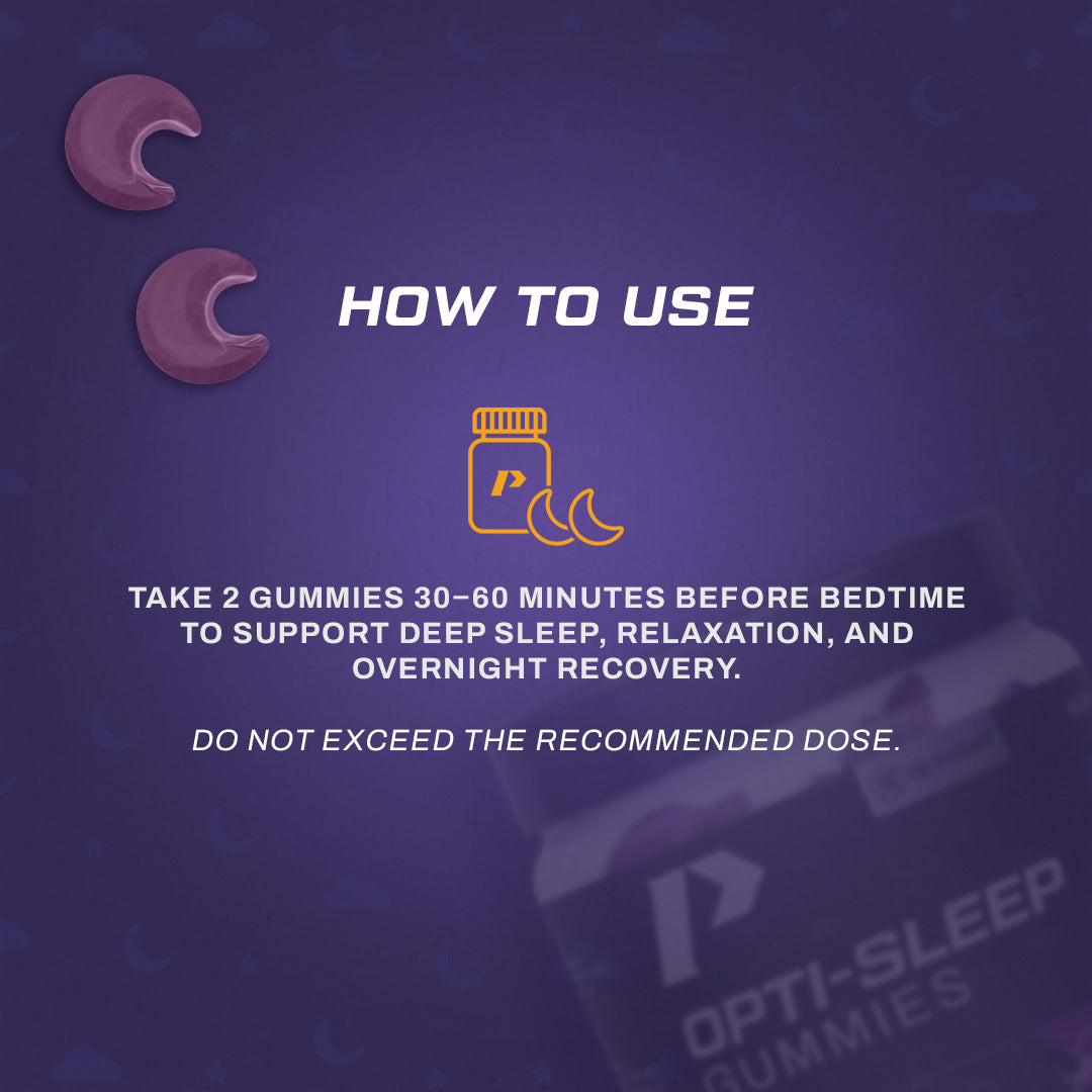 OPTI-SLEEP Gummies | Sleep, Recovery & Fat Burn – PRO®